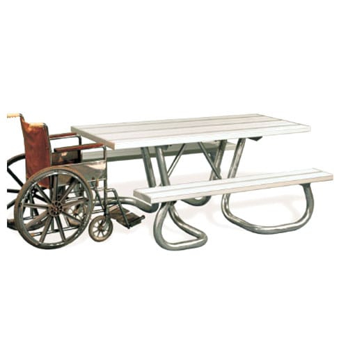 WXT Series: Universal Access Table w/ Aluminum Top & Seats ( AI-1625 )