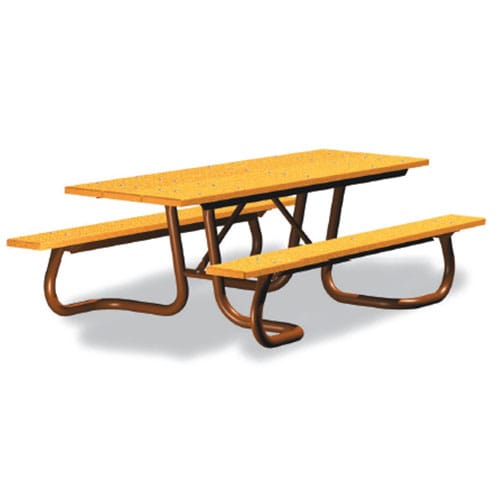 WXT Series: Universal Access Table w/ Recycled Plastic Top & Seat Planks ( AI-1616 )