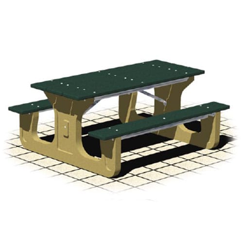 RT Series: Recycled Plastic Rectangular Table ( AI-1717 )