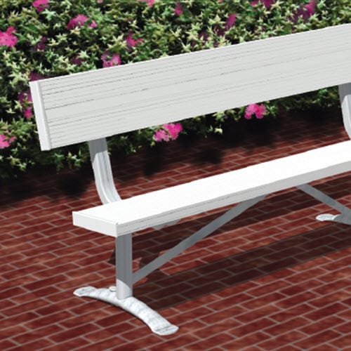 PCXB Series: Portable or Surface Mount Bench w/ Aluminum Back & Seat