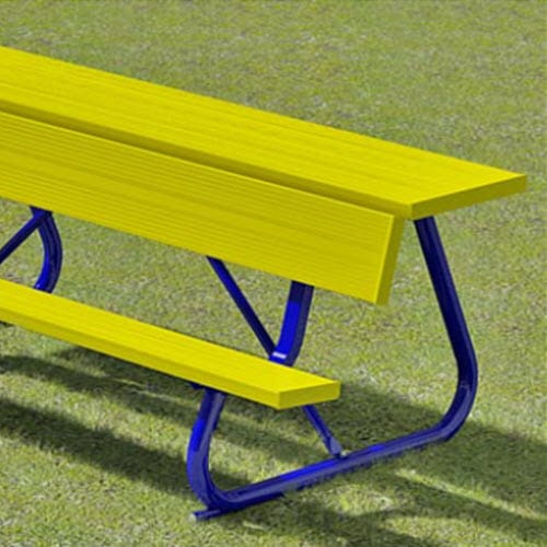 Athletic Series: Team Bench w/ Aluminum Seat, Back & Deck (B302)