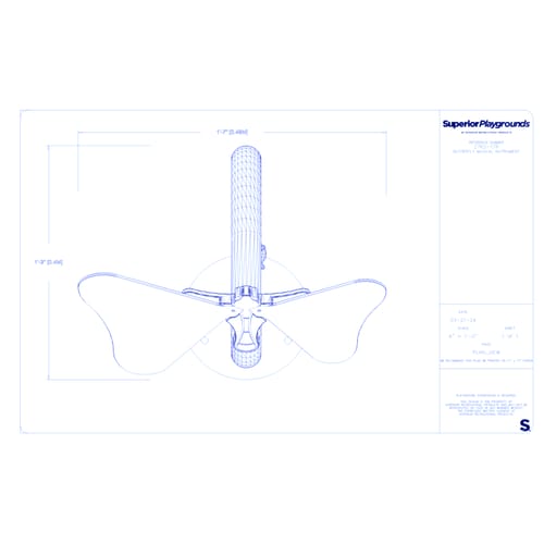 Freestanding Play: Butterfly Musical Instrument (BFLY-O-IG-SRP)