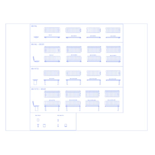 EPA 1800: Straight seat - Collection 40 (Seats)