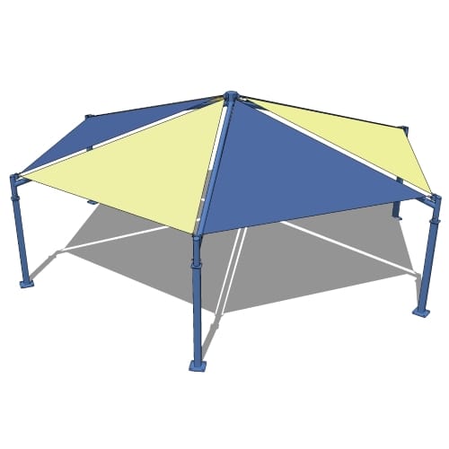 SkyWays® Hex Single Layer 35' Shade