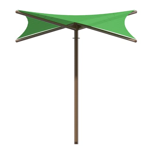 SkyWays® Single Post Hypar
