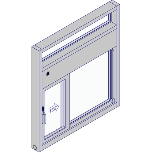 Side Sliding Transaction Window (SST-4035E / IFSST-4035E)