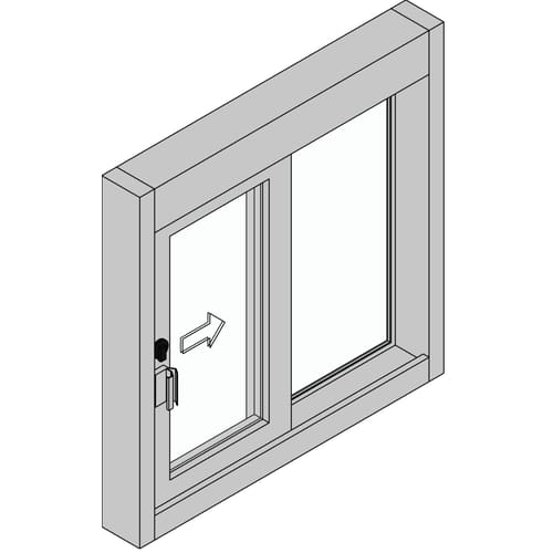 Side Sliding Transaction Window (SC-4030 / SC-3030)
