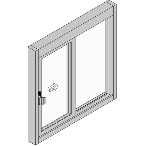 Side Sliding Transaction Window (IFSC-4040)