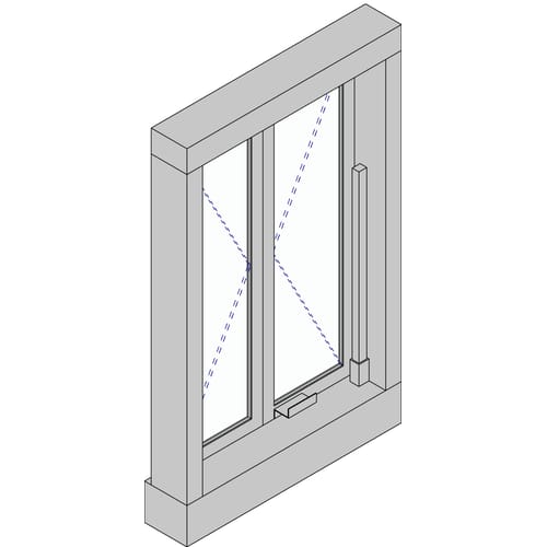 Bi-Fold Transaction Window (CM-1)