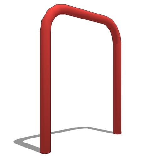 Genesis Bike Rack: 2 Bike, Surface or In Ground Mount