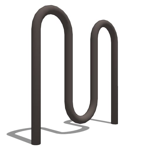 Heavy Duty Challenger Bike Rack: 5 Bike, Surface or In Ground Mount