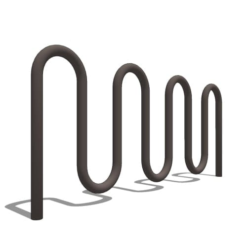 Heavy Duty Challenger Bike Rack: 9 Bike, Surface or In Ground Mount