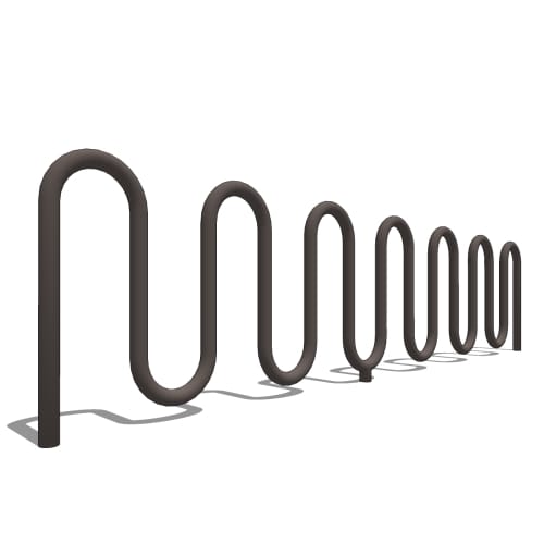 Heavy Duty Challenger Bike Rack: 15 Bike, Surface or In Ground Mount