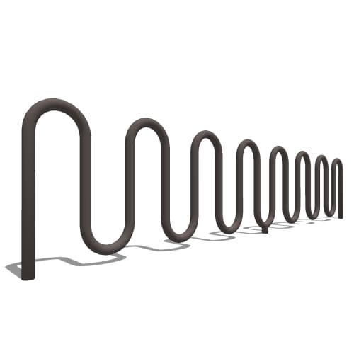 Heavy Duty Challenger Bike Rack: 17 Bike, Surface or In Ground Mount