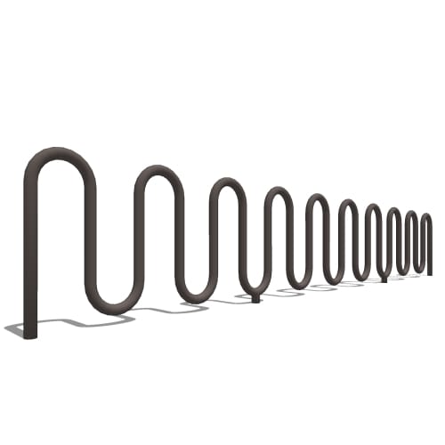 Heavy Duty Challenger Bike Rack: 21 Bike, Surface or In Ground Mount