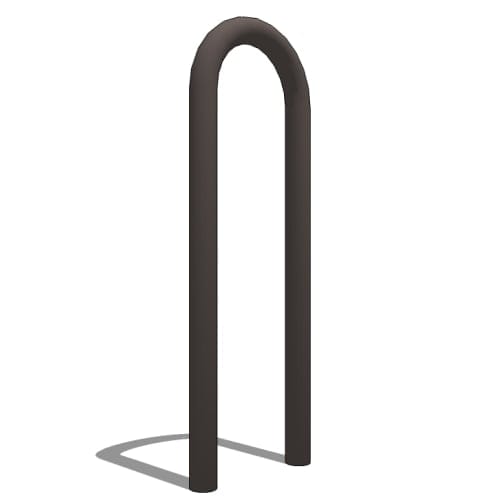 Heavy Duty Winder Bike Rack: 3 Bike, Surface or In Ground Mount