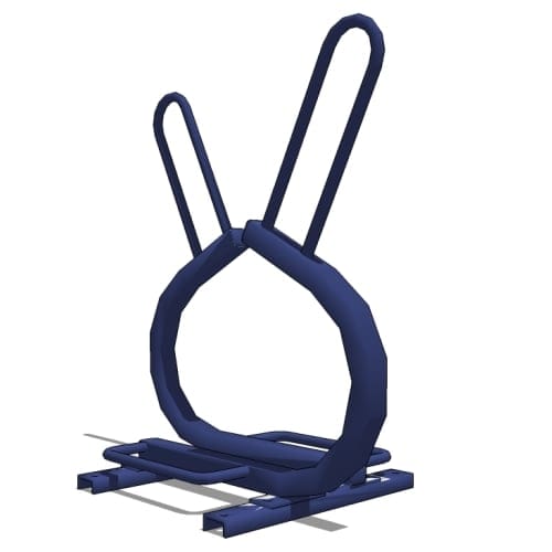 Sentry Bike Rack: 2 Bike, Double Sided (Park Both Sides)