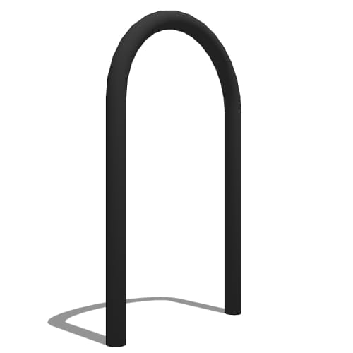 'U' Bike Rack: 2 Bike, Surface or In Ground Mount