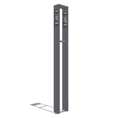 Pierce Bike Rack: 2 Bikes, Surface or In Ground Mount