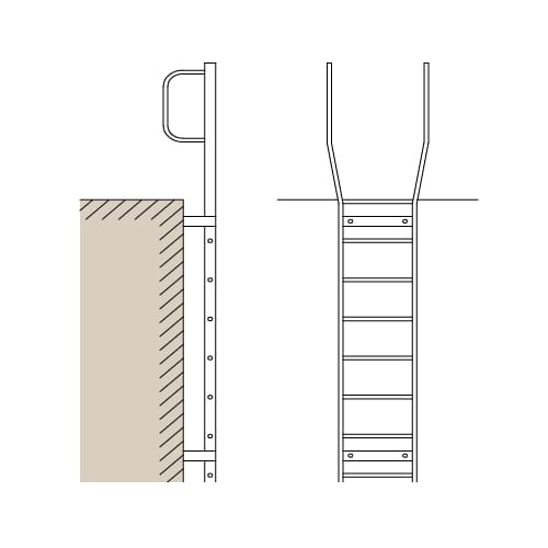 Exterior Roof Access Ladders