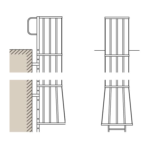 Cages & Platforms: 561-C Handrails Over Roof