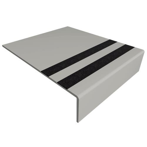 Rubber Treads: Abrasive Strip - Light-Duty Square Nose