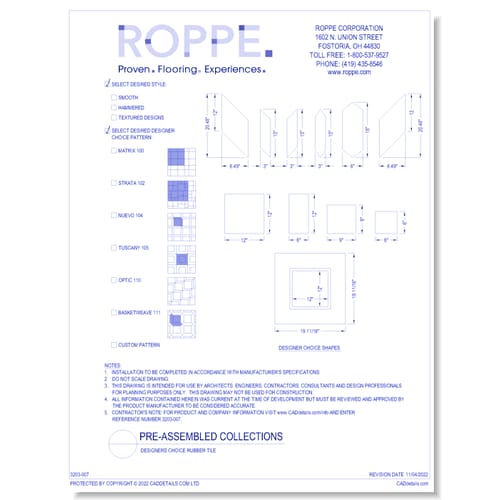 Designer's Choice Rubber Tile