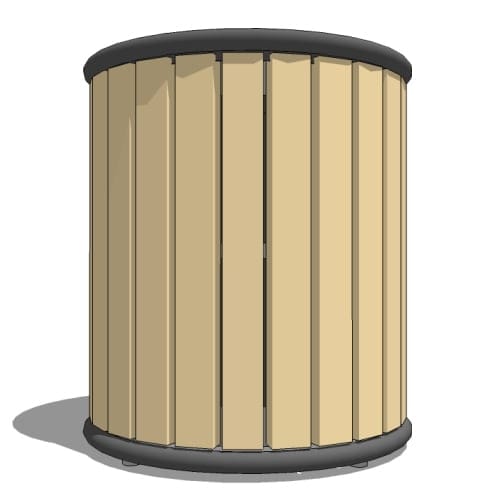 Model TH-24: Streetsites™ Litter Receptacle