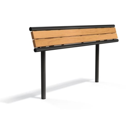 Streetsites™ Collection Leaning Rail Wood and Steel
