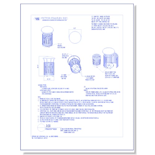 Model A-24: Steelsites™ Side-Door Litter Receptacle, 24 gal (90 L)