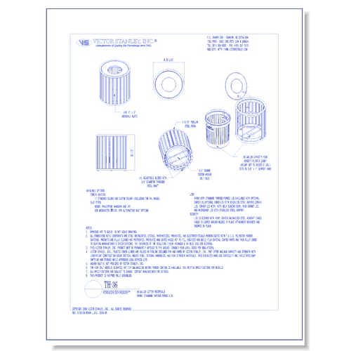 Model TH-36: Streetsites™ Litter Receptacle