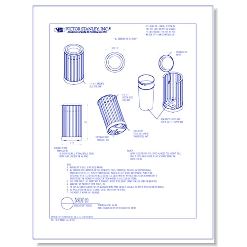 Model NSDC-20: Steelsites™ Ash Urn