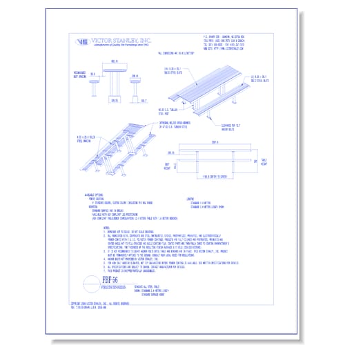 Model FBF-56: Streetsites™ Collection Table