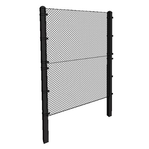 preview of ANC Perimeter System: 8'H x 6'W, 2 Panel ANC Fence with ANC Mesh