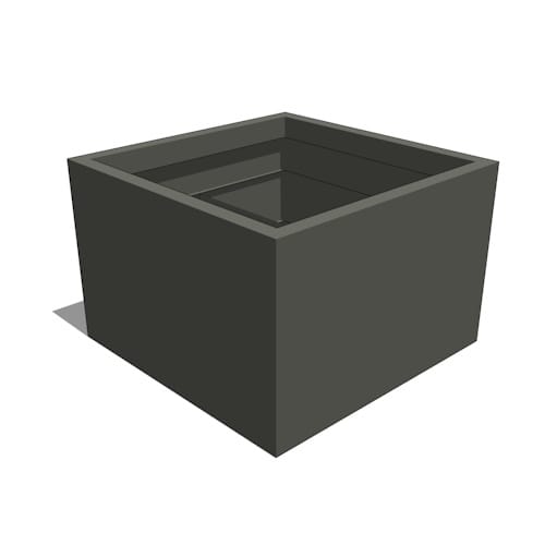 Modern Fiberglass Square Planters