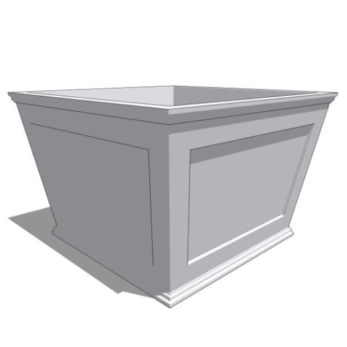 Cape Cod Tapered Square Composite Planter