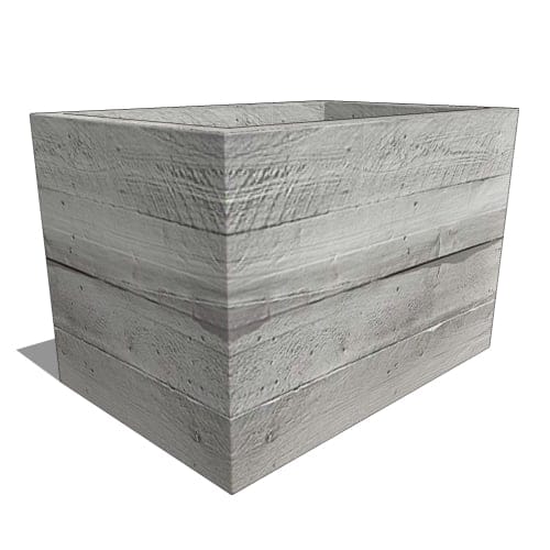 Baxter Rectangular Fiberglass Planter 
