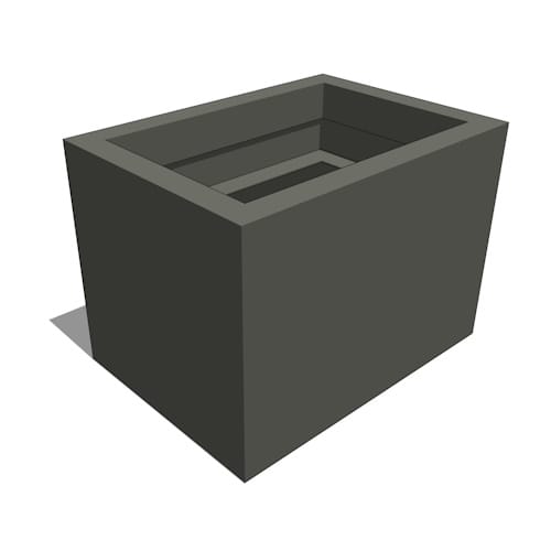 Dune Fiberstone Rectangular Planter