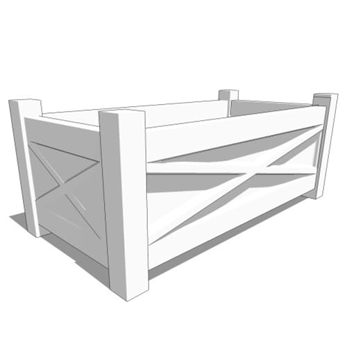 Main Street Premier Composite Rectangular Planter