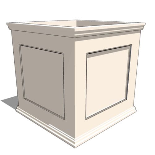 Cape Cod Composite Square Planter