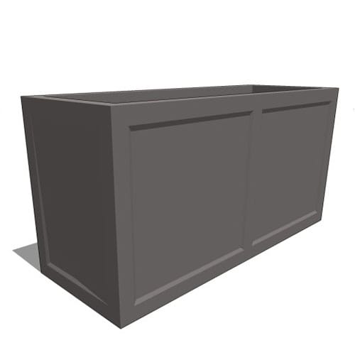 Ashville Fiberglass Square & Rectangular Planter – Single Panel preview 1