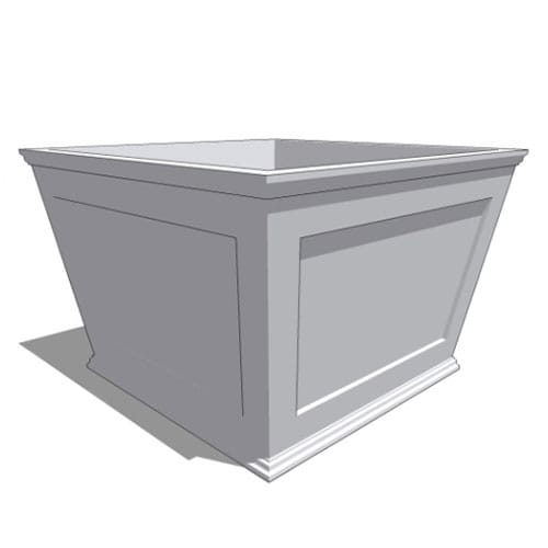 Cape Cod Tapered Square Composite Planter