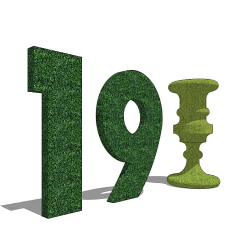 Topiary Shapes, Logos & Letters