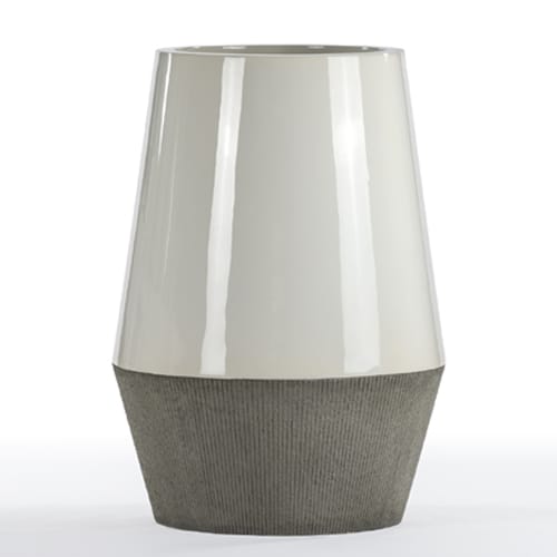 Volta Fiberstone Tall Round Planter