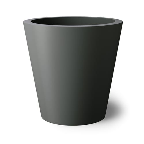 Manhattan Fiberglass Tapered Round Planter