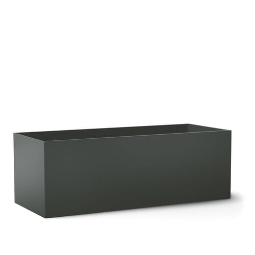 Bioretention Modern Rectangle Powder-Coated Steel Planter