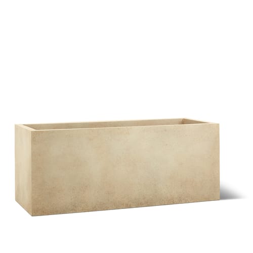 Bioretention Modern Rectangle Fiberstone Planter