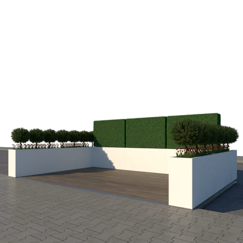 Modern Fiberglass Parklet