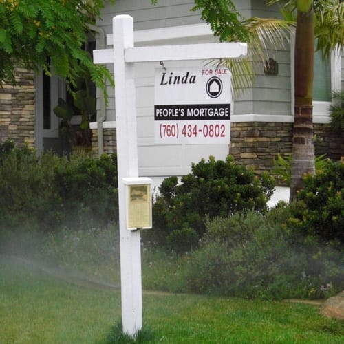 Wood Real Estate Sign Posts