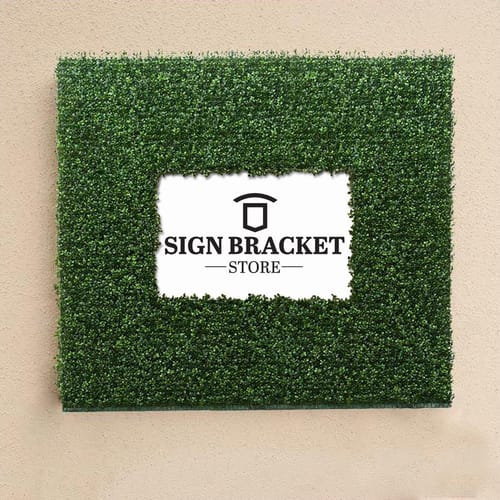 UV Outdoor Rated Duraleaf Japanese Boxwood Frame for Signage